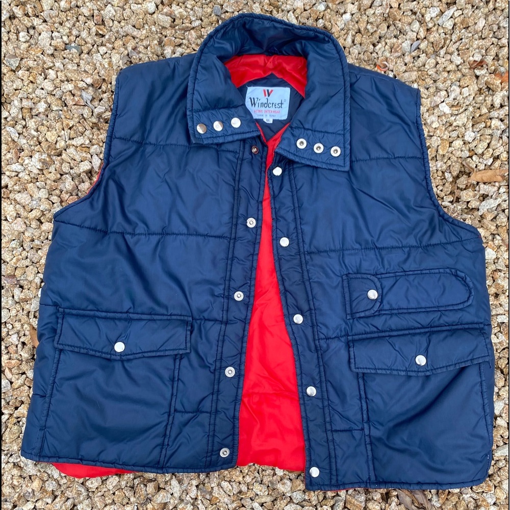 70s puffy vest